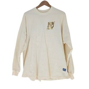 Disney World Spirit Jersey Est‎ 1971 Gold Sparkle Pullover Top